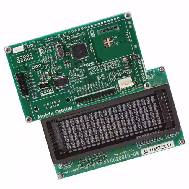 VK204-25-USB Matrix Orbital  Modules d'affichage - Fluorescent sous vide (VFD)